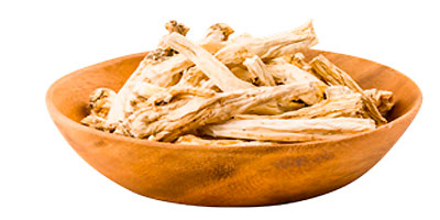 A bowl of Platycodon