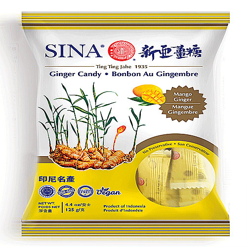 101285A Sina Ginger Candy - Mango