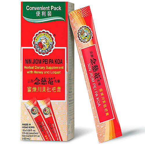 115123A Nin Jiom Pei Pa Koa Herbal Supplement (Convenient Pack)