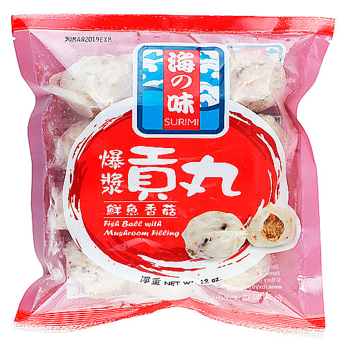 116155A Surimi Fish Ball with Mushroom filling