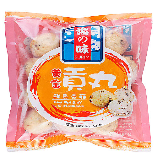 116158A Surimi Fried Fish Ball with Mushroom filling